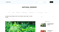 Desktop Screenshot of naturalmommy.net